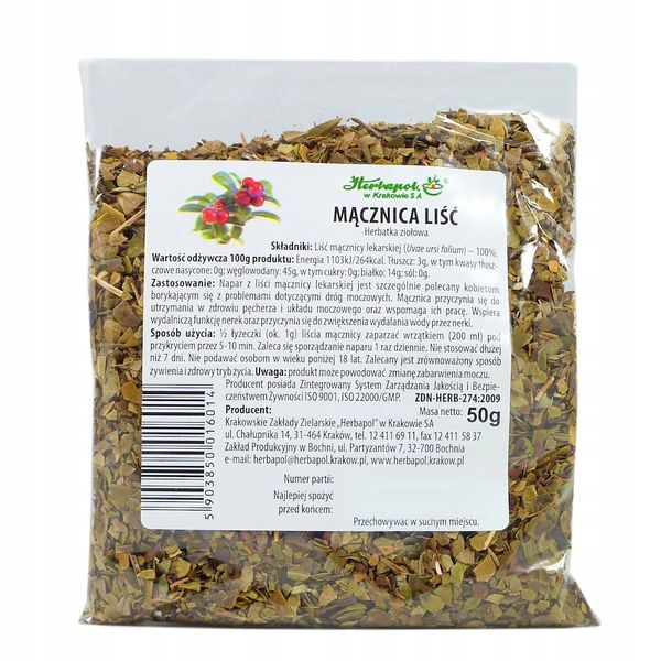 Mącznica Liść Herbapol 50g zdjęcie 1