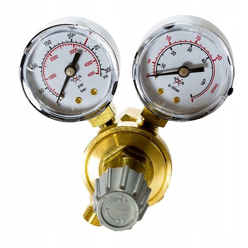 REDUKTOR CIŚNIENIOWY 2 ZAWORY CO2 ARGON 230 BAR CIŚNIENIA 0,5 - 10 DO BUTLI na Arena.pl