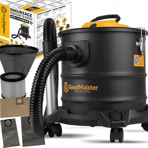 ODKURZACZ PRZEMYSŁOWY BEZWORKOWY separator do popiołu pieca kominka na Arena.pl