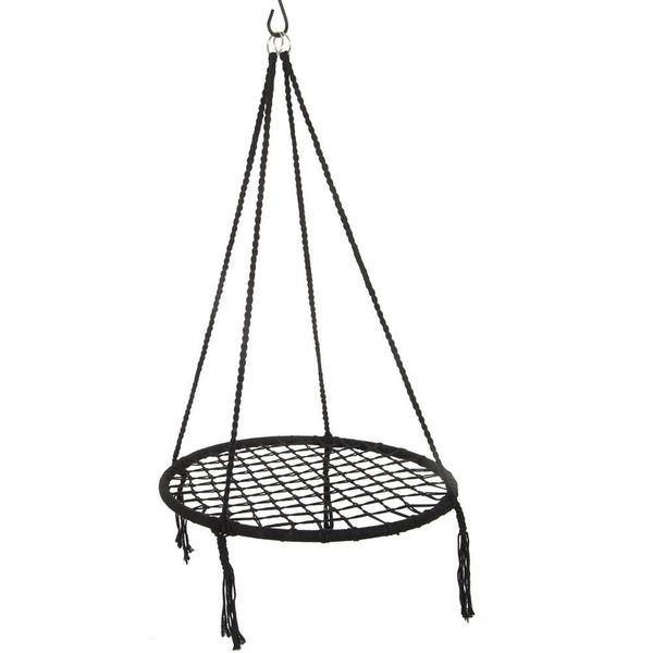 Hamak ażurowy 80cm czarny zdjęcie 3