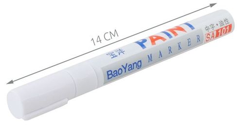 Marker olejowy - biały na Arena.pl