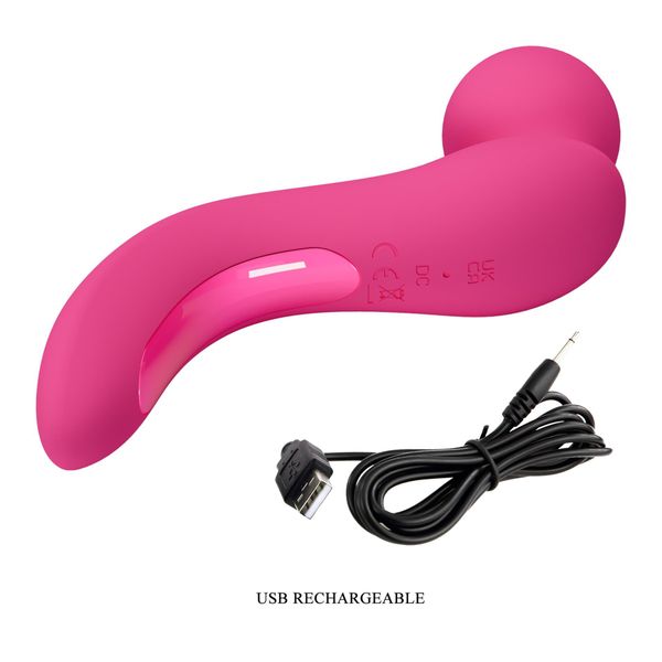 LOIS, 10 vibration functions, Silicone ABS, USB rechargeable zdjęcie 11