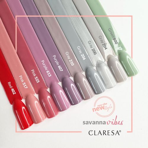 CLARESA Lakier hybrydowy GRAY 206 -5g na Arena.pl