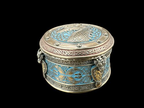 Celtycka szkatułka ze smokiem Veronese WU77386A4 na Arena.pl