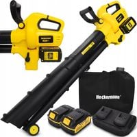 DMUCHAWA DO LIŚCI ODKURZACZ Z ROZDRABNIACZEM ELEKTRYCZNA AKUMULATOROWA