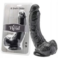 Dildo ToyJoy Get Real 20,5cm czarne