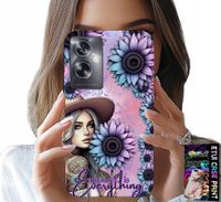 ETUI DO OPPO A79 5G - KOBIETA W SŁONECZNIKACH, KOBIECE WZORY