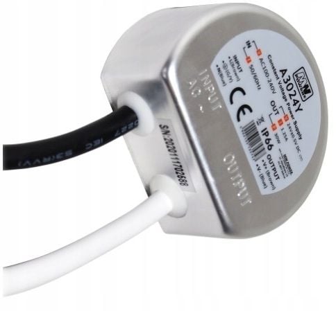 Zasilacz Do Taśmy LED 24V 30W 1A Stałonapięciowy Transformator DC IP66 na Arena.pl