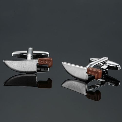 Spinki do mankietów wzór NOŻE na Arena.pl