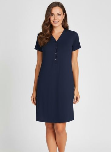 Rozpinana koszula nocna ciążowa do karmienia bawełniana L / XL na Arena.pl