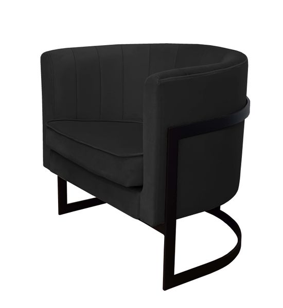 Fotel Glamour podstawa czarna MG19 zdjęcie 2