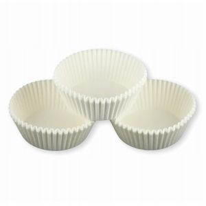 FOREMKI PAPILOTKI 40x25 mm białe 100 szt na Arena.pl