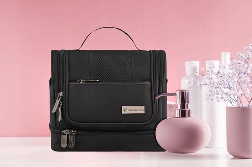 Kosmetyczka podróżna wisząca z haczykiem pojemna organizer kuferek na Arena.pl