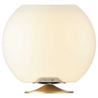 Stojąca lampka Sphere CGSPHERE-LED LED 2W 2700K głośnik chłodziarka biała