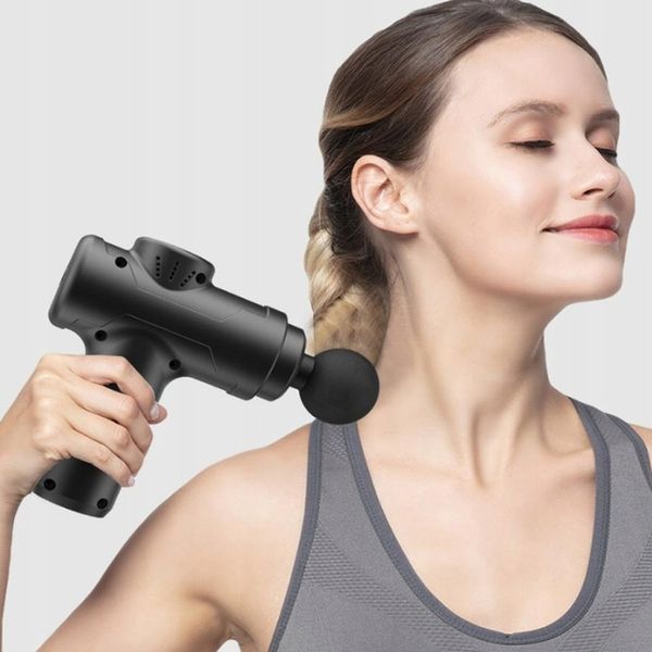 PISTOLET DO MASAŻU MASAŻER DO PLECÓW MIĘŚNI CIAŁA Z WYŚWIETLACZEM LCD zdjęcie 3