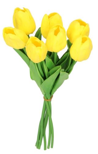 TULIPANY BUKIET TULIPANÓW GUMOWANE GUMOWE SILIKONOWE JAK ŻYWE na Arena.pl