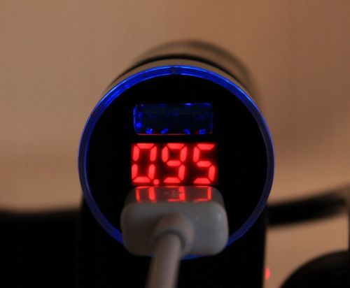 Ładowarka Samochodowa Woltomierz LCD 2xUSB 3.1A na Arena.pl