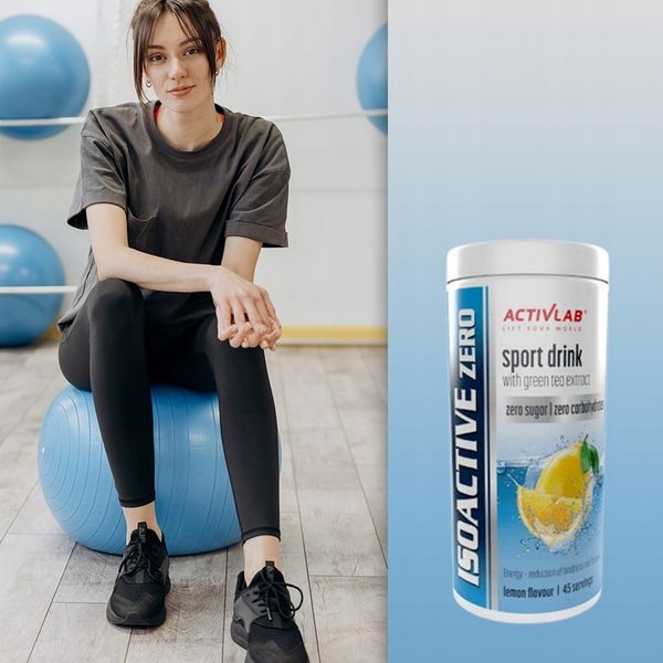 ACTIVLAB ISOACTIVE ZERO 225g ELEKTROLITY BEZ CUKRU zdjęcie 3