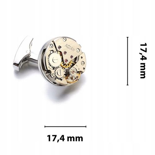 Spinki Do Mankietów Koszuli Mechanizm Steampunk na Arena.pl