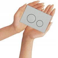 PRZYCISK DO SPŁUCZKI Cersanit CHROM MAT SATYNA WC Przycisk Spłukujący do WC