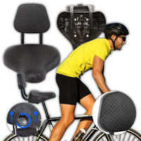 Siodełko Rowerowe z Oparciem Wygodne Ergonomiczne Wodoodporne Siodło