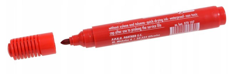 Marker budowlany czerwony okrągły 070107 MARN zdjęcie 2