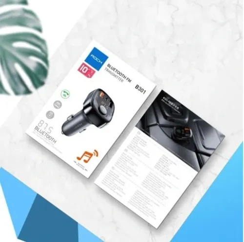 Transmiter | Ładowarka ROCK B301 Bluetooth FM QC na Arena.pl