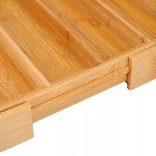 WKŁAD DO SZUFLADY na sztućce bambusowy rozsuwany regulowany organizer 52x43 na Arena.pl