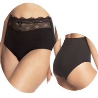 2XLAMA MAJTKI DAMSKIE Z WYSOKIM STANEM BAWEŁNIANE MAXI ROZ. L