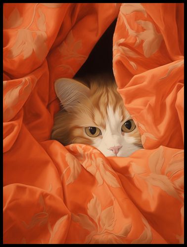 Plakat 60x80cm Ukryty Kot na Arena.pl