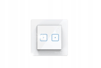 WŁĄCZNIK WYŁĄCZNIK ŚWIATEŁ DWUPOLOWY RADIOWY WI-FI DO RAMKOWY FS-02 BIAŁY
