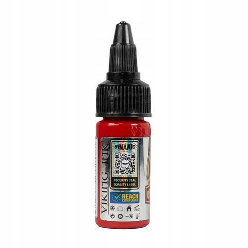 DYNAMIC CRIMSON RED | 15 ml | Farba do tatuowania | Tusz | Tatuaż | REACH na Arena.pl