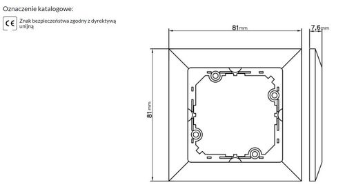 PERŁA RAMKA PODWÓJNA - E+9000296 na Arena.pl