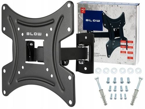 MOCNY OBROTOWY UCHWYT ŚCIENNY DO TV MONITORA WIESZAK TELEWIZORA LCD na Arena.pl