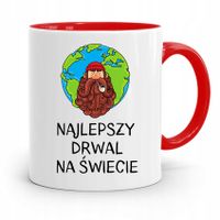 Dla Drwala Rębacza Kubek Czerwony Prezent Urodziny Z Nadrukiem Ze Zdjęciem