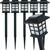 LAMPA SOLARNA LED LATARNIA OGRODOWA LAMPKA 6szt