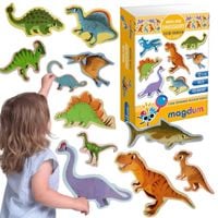 zestaw edukacyjnych magnesów ”duże dinozaury” dla dzieci 6032-06