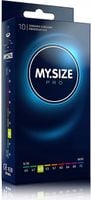 MY.SIZE PRO 49 mm Przylegające Prezerwatywy DOPASOWANE 10 sztuk Nawilżane