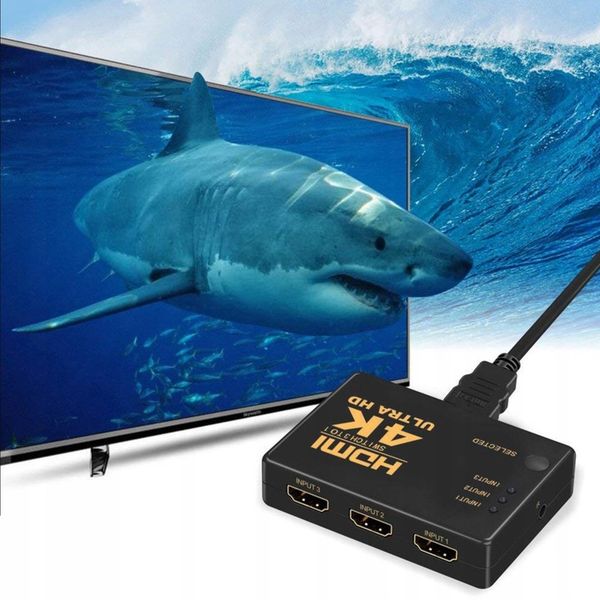 AKTYWNY SWITCH do 3x HDMI 4K SPLITTER ROZDZIELACZ zdjęcie 6