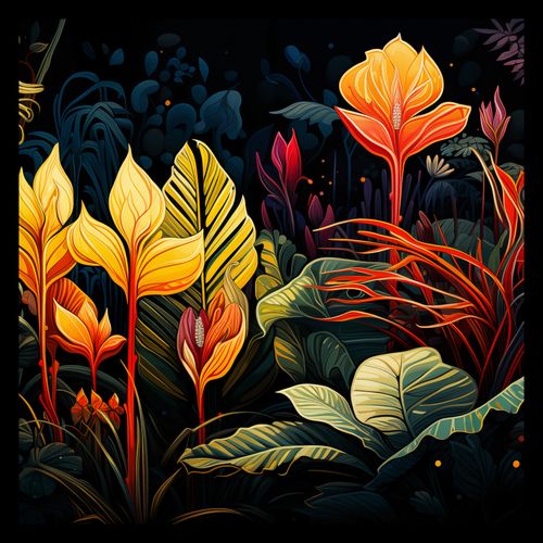 Plakat 40x40cm Tropikalna Symfonia na Arena.pl