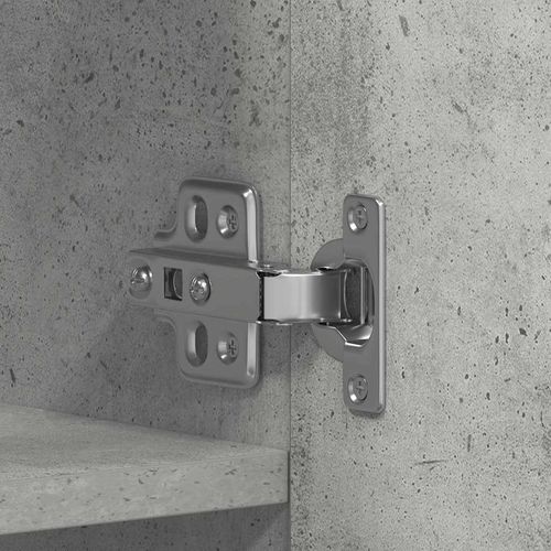 Szafka na buty Szary 80 x 35.5 x 180 cm Materiał drewnopochodny na Arena.pl