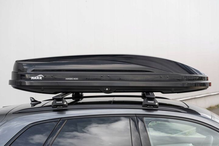 BAGAŻNIK DACHOWY BOX BOKS NA DACH HAKR MAGIC 400 LITRÓW zdjęcie 10