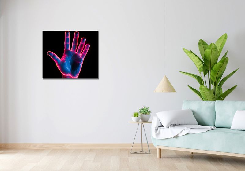 Obraz 70x60cm Dotyk Przyszłości zdjęcie 2