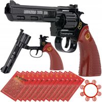 Pistolet na kapiszony hukowy metalowy spłonka 12x72 864 strzały MPS-203-2