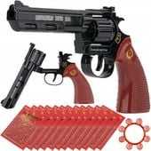 Pistolet na kapiszony hukowy metalowy spłonka 12x72 864 strzały MPS-203-2
