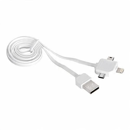 Kabel USB 3w1 Lightning+microUSB+miniUSB 80cm na Arena.pl