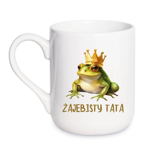 KUBEK "ŻAJEBISTY TATA" Wzór - Elegant Coffee 330 ml na Arena.pl