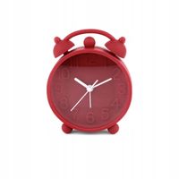 Zegar BUDZIK HAPPINESS ALARM CZERWONY MAT silikon