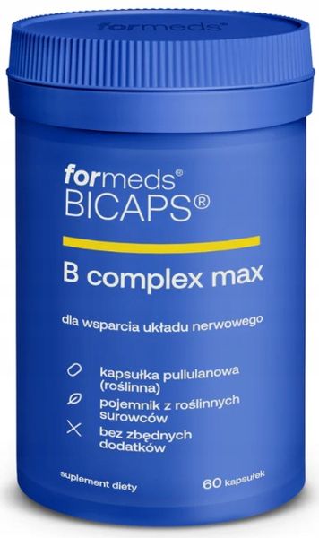 Bicaps B Complex MAX 60 kapsułek FORMEDS zdjęcie 1