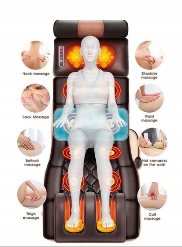 MATERAC MASUJĄCY Mata do masażu + MASAŻER DRENAŻ NÓG ŁYDEK PRESOTERAPIA na Arena.pl